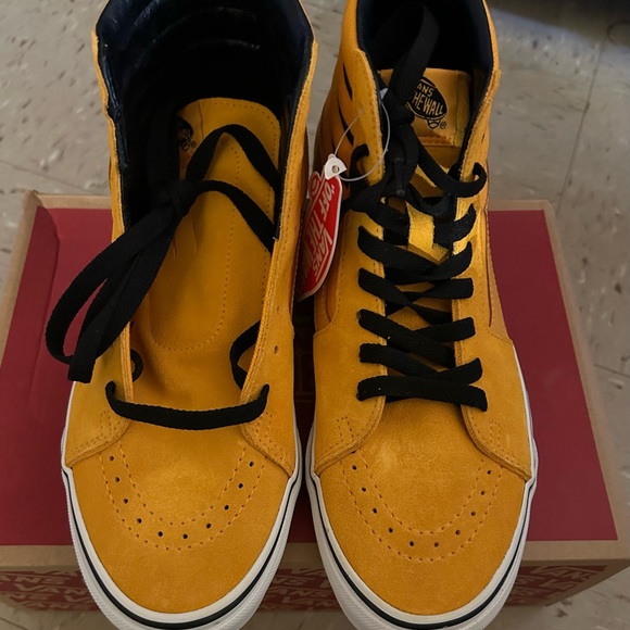Vans SK8-Hi Sport Stripes Cadmium yellow Black. - Picture 4 of 8